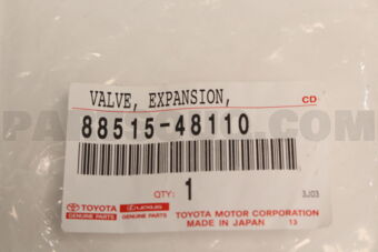 8851548110 Toyota VALVE, EXPANSION