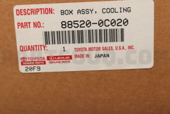 885200C020 BOX ASSY, COOLING