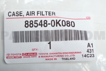 885480K080 CASE  AIR FILTER