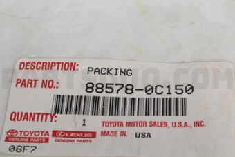 885780C150 PACKING, COOLER