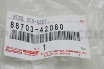 8870342080 Toyota HOSE SUB-ASSY, DISCHARGE