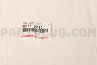 887166C380 PIPE, COOLER REFRIGERANT LIQUID, C