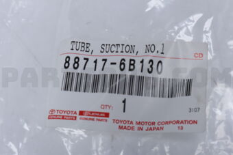 887176B130 PIPE, COOLER REFRIGERANT SUCTION, NO.1