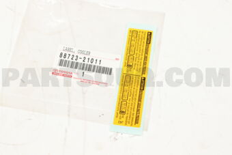 8872321011 LABEL, COOLER SERVICE CAUTION