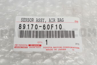 8917060F10 Toyota SENSOR ASSY  AIR BAG