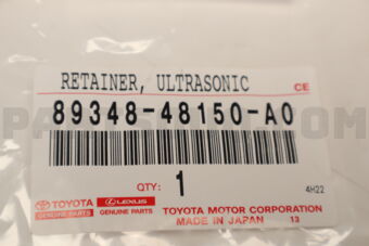8934848150A0 RETAINER, ULTRASONIC