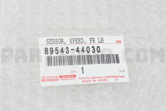 8954344030 SENSOR, SPEED, FRONT LH