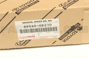 895450K270 SENSOR  SPEED  RR RH