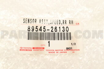 8954526130 SENSOR, SPEED, RR RH