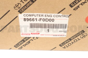 89661F0D00 Toyota COMPUTER ENG CONTROL