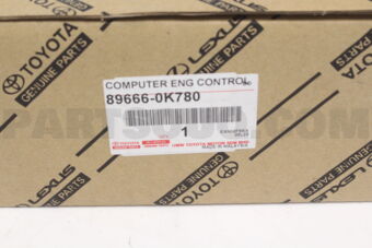 896660K780 Toyota COMPUTER  ENGINE CON