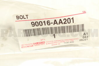 90016AA201 BOLT(FOR FRONT DISC BRAKE CYLINDER