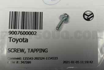 9007600002 SCREW, TAPPING