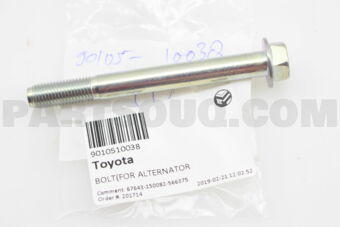 9010510038 BOLT(FOR ALTERNATOR)