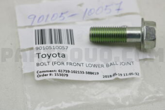 9010510057 BOLT (FOR FRONT LOWER BALL JOINT)