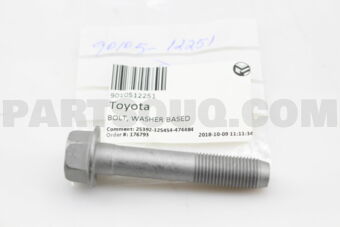 9010512251 BOLT, WASHER BASED