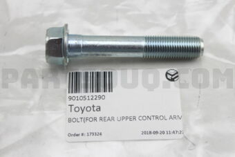 9010512290 BOLT(FOR REAR UPPER CONTROL ARM), 