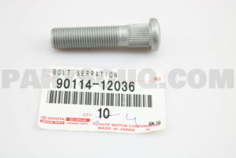 9011412036 BOLT (FOR REAR AXLE BEARING CASE)