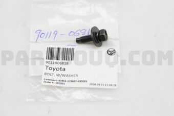 9011906818 BOLT, W/WASHER