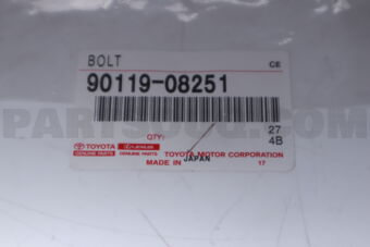 9011908251 Toyota BOLT W/WASHER