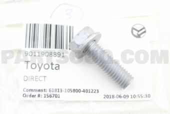9011908891 BOLT, W/WASHER