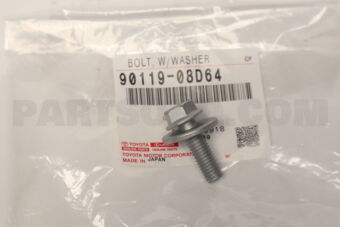 9011908D64 Toyota BOLT, W WASHER