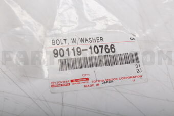 9011910766 Toyota BOLT, W/WASHER