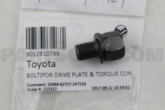 9011910789 BOLT(FOR DRIVE PLATE & TORQUE CONV
