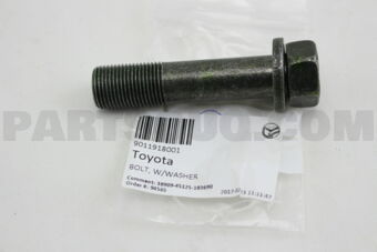 9011918001 BOLT, W/WASHER