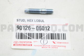 9012606012 STUD, HEX LOBULAR