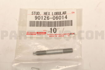 9012606014 STUD, HEX LOBULAR