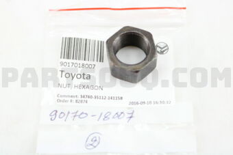 9017018007 NUT, HEXAGON