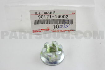 9017116002 NUT, CASTLE