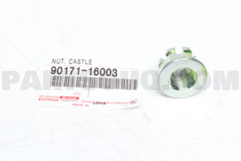9017116003 NUT, CASTLE (FOR FRONT LOWER BALL JOINT SETTING)