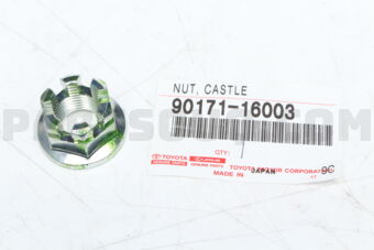 9017116003 NUT, CASTLE (FOR FRONT LOWER BALL JOINT SETTING)