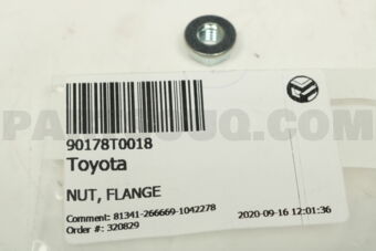 90178T0018 NUT, FLANGE
