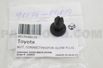 9017904019 NUT, CONNECTING(FOR GLOW PLUG)