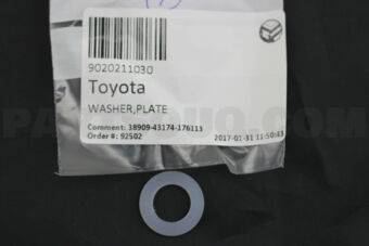 9020211030 WASHER,PLATE