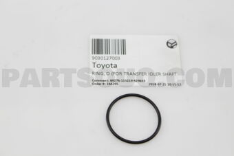 9030127003 RING, O (FOR TRANSFER IDLER SHAFT)