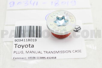 9034118019 PLUG, MANUAL TRANSMISSION CASE