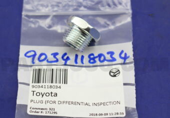 9034118034 PLUG (FOR DIFFERENTIAL INSPECTION)