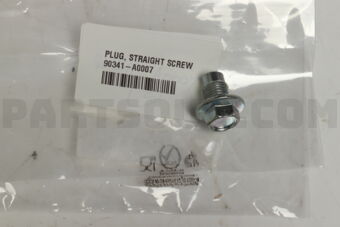 90341A0007 PLUG, STRAIGHT SCREW