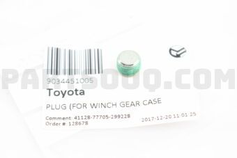9034451005 PLUG (FOR WINCH GEAR CASE)