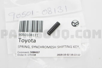 9050108131 SPRING, SYNCHROMESH SHIFTING KEY, 