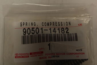 9050114182 Toyota SPRING, COMPRESSION (FOR SHIFT DETENT BALL LOW SIDE)