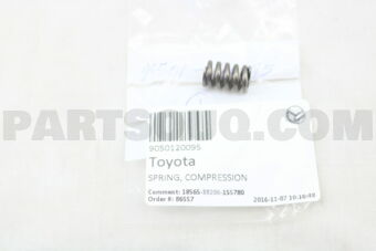 9050120095 SPRING, COMPRESSION(FOR POWER PISTON PLUNGER)