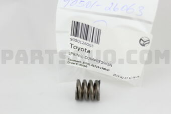 9050126063 SPRING(FOR POWER STEERING RACK GUI