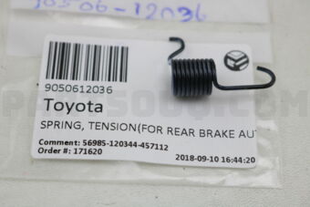 9050612036 SPRING, TENSION(FOR REAR BRAKE AUT