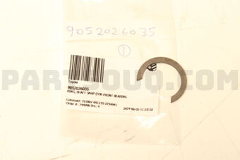 9052026035 RING, SHAFT SNAP (FOR FRONT BEARING)