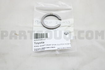 9052028013 RING, SHAFT SNAP (FOR CLUTCH HUB N
